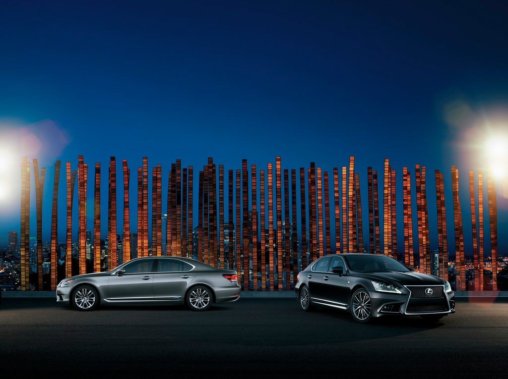 The new Lexus LS line that will go on sale next year was previewed at the Melbourne Cup. The new Lexus LS line that will go on sale next year was previewed at the Melbourne Cup.